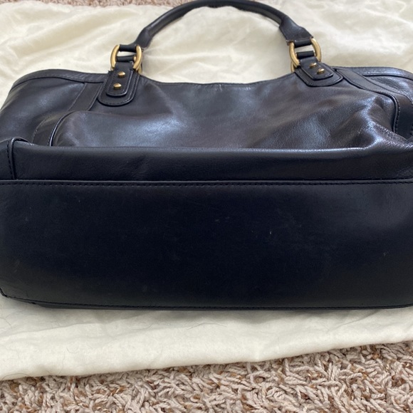 Cole Haan Large Leather Handbag Black - Picture 4 of 10